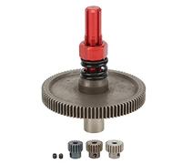 Lybunair 91T Slipper Gear Set Parti di aggiornamento del gruppo di ingranaggi differenziali in lega di alluminio o auto RC 1/10 (Rojo)