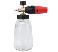Lybunair Spruzzatore in schiuma per lavaggio auto, 1000 ml, cannone in schiuma ad alta pressione con connettore rapido da 1/4", per la pulizia di biciclette, moto, camion e SUV