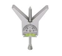 Lybunair Trova centro tubi in alluminio accurato Strumento di centratura e marcatura ideale Strumento per tubi con testa di centraggio per marcare e misurare tubi di grande