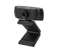 LYCANDER Webcam USB con Microfono Integrato, 720P ad Alta Definizione (HD), 30 Fps, Completamente Nera - per Desktop, Laptop, Windows, Mac, Linux, Riunioni Online, Streaming, Chat Video