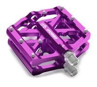 LYCAON Pedali per Bicicletta, Pedale per Bici Antiscivolo in Lega di alluminio CNC, CR-MO & Cuscinetti Pedali per BMX MTB Road Strada Mountain 9/16 Pollici (Proproa)