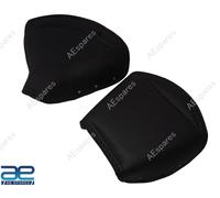 Lycett pelle Nera Anteriore Sedile Posteriore Cover Per Ariel Triumph BSA Norton