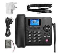 Lychee Telefono cordless fisso 2,3,4G - Dual SIM, WIFI - Multi-lingua, ampio display retroilluminato a colori - Antenna staccabile - Telefono da scrivania per ufficio/hotel/uso residenziale