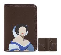 Lychii Portafoglio da Viaggio con Blocco RFID, Custodia Passaporto Donna, Copertina per Passaporto Italiano, Porta Passaporto per Passaporti, Carte d'Identità, Carte di Credito