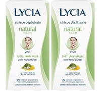 Lycia 20 Strisce Viso Nat 12 Pezzi 2x12 pz Strisce