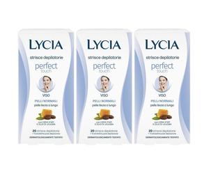 Lycia 20 Strisce Viso Perfezione 12 Pezzi 3x20 St