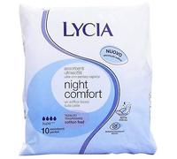 12 PZ LYCIA ASSORBENTI ULTRA NOTTE CON ALI (PACCO DA 10 ASS.) TOT 120 ASS.