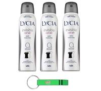 Lycia deodorante spray Invisible Fast Dry, deodorante, 0% macchie e aloni - deodorante da 150 ml + portachiavi Beni Culinari
