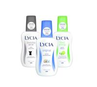 Lycia, Deodorante Vapo No Gas Original con Microspugne Effetto Asciutto+ Fresh Energy con Aloe e Bergamotto + Invisible Antimacchia con Antibatterico, Efficacia fino a 48H, 75 ml x3