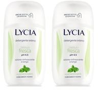 Lycia - Detergente Intimo Formula Fresca, pH 4.5, Azione Rinfrescante, 200 ml (Confezione da 2)