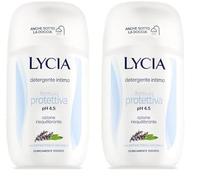 Lycia - Detergente Intimo Formula Protettiva pH 4.5, Azione Riequilibrante, 200 ml (Confezione da 2)