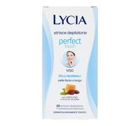 Lycia Perfect Touch Strisce Depilatorie Viso Pelli Normali 20 pz - Strisce depilatorie