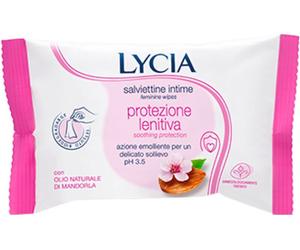lycia Protezione Lenitiva Salviettine Intime a pH 3,5 12 Pezzi