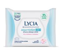 Lycia LYCIA SALVIETTINE STRUCCANTI ACQUA MICELLARE 3 IN 1 20 PEZZI