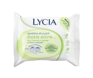 LYCIA SALVIETTE STRUCCANTI AZIONE PURIFICANTE PELLI GRASSE-IMPURE 20 PZ [6 CONFEZIONI]