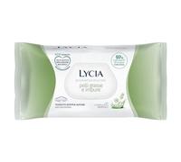 Lycia - Salviettine Struccanti per Pelli Grasse, Salviette Struccanti per Viso e Occhi, con Complesso Minerale, in tessuto 100% naturale, 60 pezzi