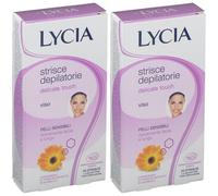 Lycia Strisce Depilatorie Delicate Touch Viso 2x12 pz Strisce