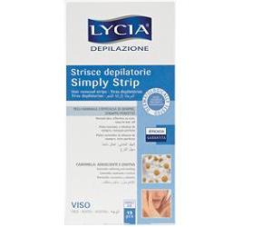 Lycia Viso Simply Strisce Depilatorie 20 Pezzi