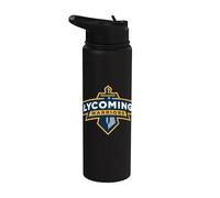Lycoming Warriors Sword & Shield Logo Lycoming College Stainless Steel Insulated Water Bottle