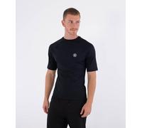 Hurley Slim Fit Icon Circle Short Sleeve Rash Guard Nero S Uomo