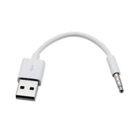 Lycuiw Cavo di trasferimento dati da jack da 3,5 mm a USB 2.0 per iPod Shuffle 3rd 4th 5th 6th 7th MP3, adattatore audio cavo di ricarica cavo dati USB di ricambio
