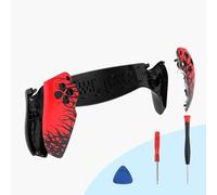 Lycuiw Guscio dell'alloggiamento del set completo Per PlayStation Portal,console di gioco Guscio protettivo copertura del frontalino Per P5 Portal,Sostituzione del guscio del controller (Rosso)