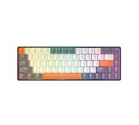 Lycuiw T8 68 tasti RGB Mini tastiera meccanica da gioco Macro Programmazione Tastiere da gioco meccaniche cablate al 60% per computer portatile Gamer (Interruttore marrone edizione Twilight)