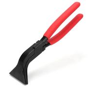 LYCXAMES Pinza piegata a 45°, pinza piegata in lamiera, larghezza 60 mm, con manico antiscivolo per piegare e lisciare lamiere, colore rosso