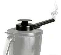 LYCXAMES Trasformatore di vapore per Bimby tm7, con impugnatura di sicurezza, accessori per il trasferimento del vapore, resistente al calore, camino, girevole, protezione per mobili
