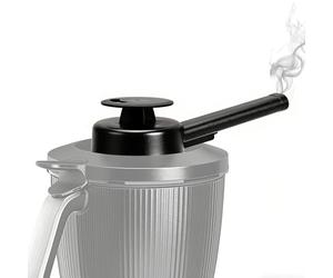 LYCXAMES Trasformatore di vapore per Bimby tm7, con impugnatura di sicurezza, accessori per il trasferimento del vapore, resistente al calore, camino, girevole, protezione per mobili