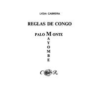 Lydia Cabrera Reglas De Congo : Mayombe Palo Monte (Coleccion Del Ch (Tascabile)