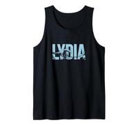 Lydia Sea Waves - Nome Personalizzato Ocean Beach Art Canotta