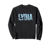 Lydia Sea Waves - Nome Personalizzato Ocean Beach Art Felpa