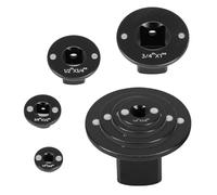 LYDODOKA - Set di 8 adattatori a bussola a impatto a basso profilo, kit adattatore a cricchetto Stubby Drive da 3/8" a 1/2", 1/4" a 3/8", 1/2" a 3/4", 3/4" a 1"
