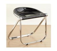 LYDSB Chaise de Salle à Manger Moderne en Plastique, Chaise de Cuisine Sans accoudoirs avec Cadre en Métal et patins antidérapants, Design Pliable, robuste, capacité de 250 kg, Parfaite