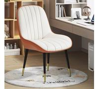 LYDSB Chaise de Salle à Manger pivotante rembourrée en Cuir avec dossier Haut Chaise de Cuisine Moderne avec Pieds en Métal pour Bureau à Domicile Salon Chambre Chaise de Salon confortab