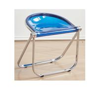 LYDSB Chaise de Salle à Manger Pliable Moderne en Plastique - Chaise de Cuisine Sans accoudoirs avec Cadre en Métal et patins antidérapants - Capacité de 250 kg - Idéale pour Salle à Man