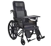 LYDSB Fauteuil roulant inclinable et Pliable Standard pour adultes | Siège de 45 cm avec Repose-Pieds et accoudoirs amovibles