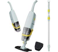 Lydsto S1 Aspirapolvere per Piscina Senza Fili con Asta Telescopica, Aspiratore Piscina a Batteria Lavora 60 Minuti, Aspirazione 18GPM, per Piscine SPA