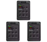 LYEAA 201 Classic Chitarra Acustica EQ Tuner Piezo Pickup Onboard Preamp System 4 Band per Fishman Presys+