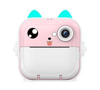 LYEAA 4 in 1 Bambini Instant Print Camera 2.4 "IPS Screen Bambino Fotocamera Stampa istantanea Registrazione video Scatta foto Macchina fotografica del bambino con stampante termica Educational