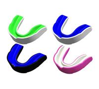 LYEAA 4 Pezzi Paradenti da Boxe Scudo Gengivale da Combattimento Sport Paradenti Adulti Junior Paradenti for Calcio Wrestling Hockey Lacrosse Boxe for Sport da Combattimento di Contatto (B)