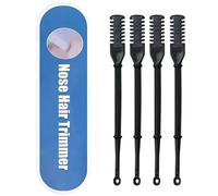 LYEAA 4 Pezzi Taglia Peli Nasali Coltello for Peli del Naso Rotante a 360 Gradi Strumento for la depilazione Manuale della narice Accessorio for la depilazione della Lama a Doppia Faccia (Ne