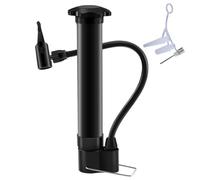 LYEAA 80PSI Pompa da Pavimento for Bicicletta Valvola Schrader Palloncino Gonfiatore for Pneumatici Pompa for Pneumatici for Bicicletta Leggera for Pneumatici MTB Palline Palloncini