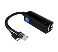 LYEAA Adattatore splitter Gigabit PoE USB-C, uscita 5V, standard IEEE802.3af/at per Raspberry Pi 5
