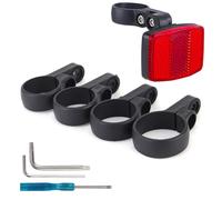 LYEAA Air Tag Bike Riflettore Posteriore GPS Tracker Mount Impermeabile Nascosto Holder Bicicletta Riflettente fanale posteriore