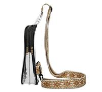 LYEAA Borse a tracolla approvate dallo stadio borse da donna in PVC trasparente moda casual cinghia regolabile for concerto palestra, Stile due., alla moda