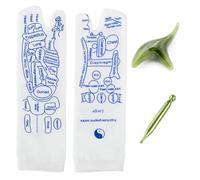 LYEAA Calzini for digitopressione for massaggio ai piedi con strumento for massaggio Massaggio for alleviare i calzini for piedi stanchi Illustrazione in inglese Allevia i calzini for rifles