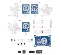 LYEAA CD4017 + NE555 Flash Light LED Suite Esplosione lampeggiante Kit elettronico di apprendimento fai-da-te 12V Apprendimento pratico Kit elettronici fai-da-te Modulo suite elettronica