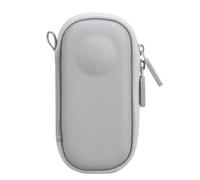 LYEAA Custodia protettiva per fotocamera portatile anti-graffio custodia protettiva PU Mini custodia rigida per Insta360 X3/2 Aceessoroies, Grigio